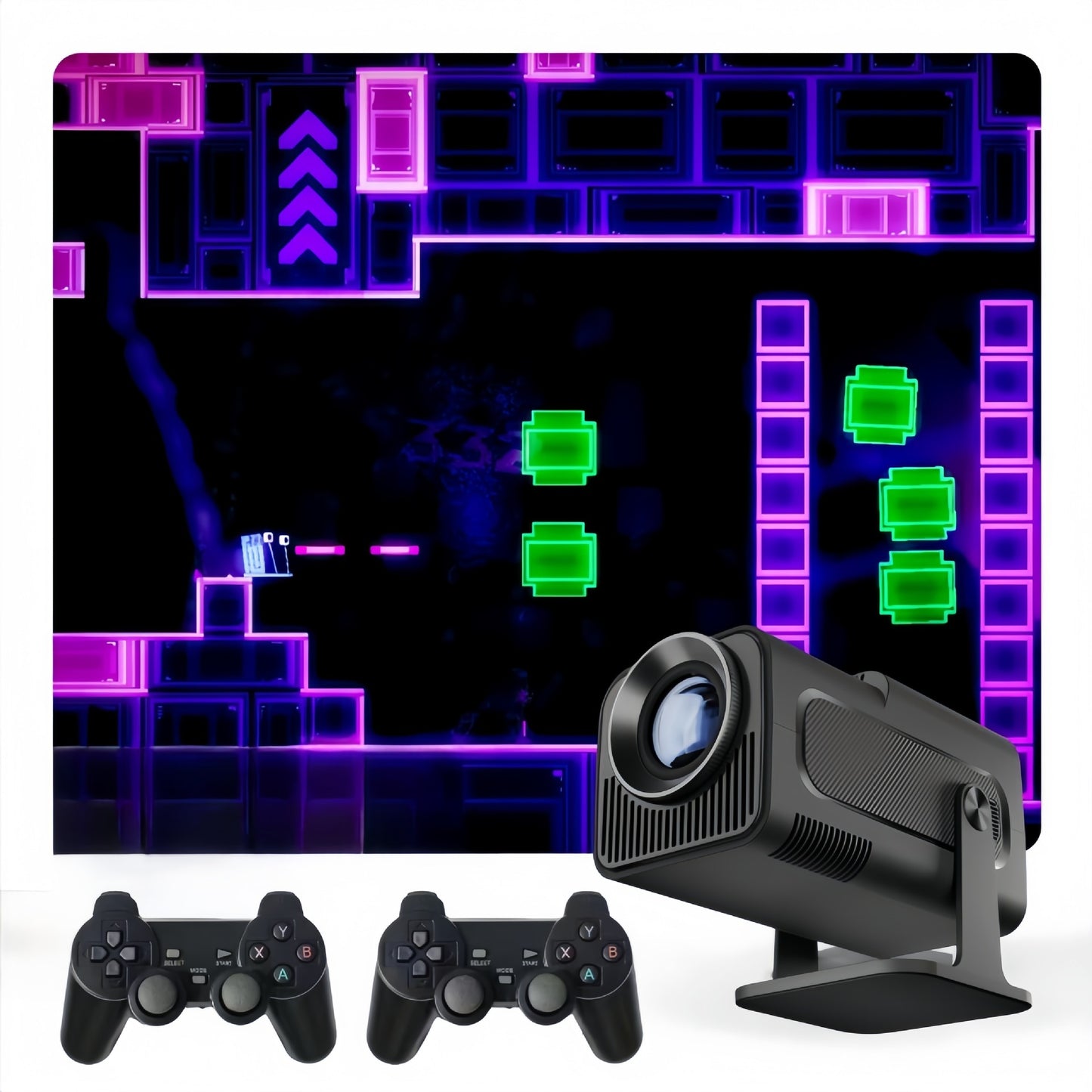 Proyector Gamer – Consola Integrada y Cine Portátil