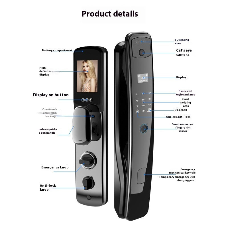 ValorisNova™ SmartLock 3D – Smart Door Lock con Reconocimiento 3D