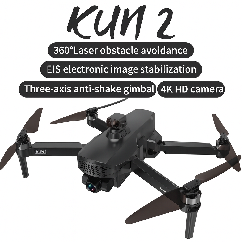 ValorisNova™ KUN 2 MAX – Drone 4K GPS + 360°