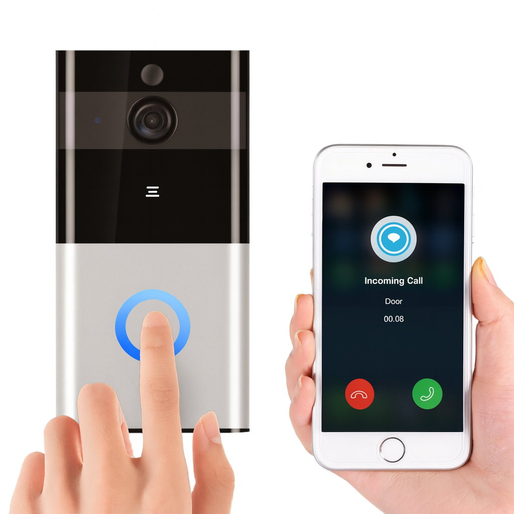 ValorisNova™ Marlboze – Smart Doorbell con Cámara HD y Sensor de Movimiento